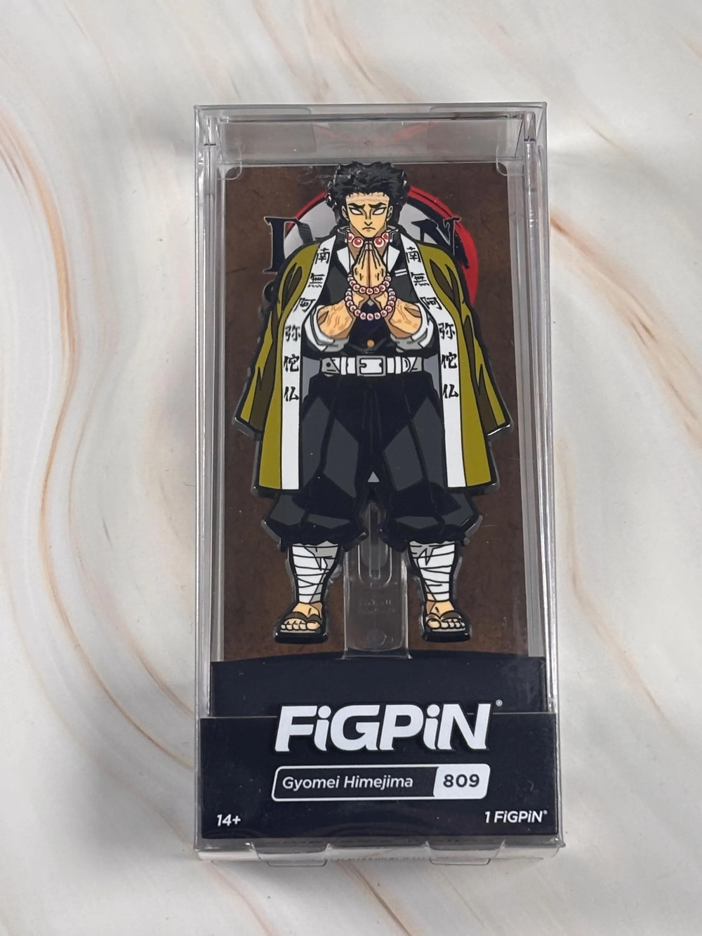 FiGPiN Gyomei Himejima #809 Demon Slayer Kimetsu No Yaiba New Enamel Pin